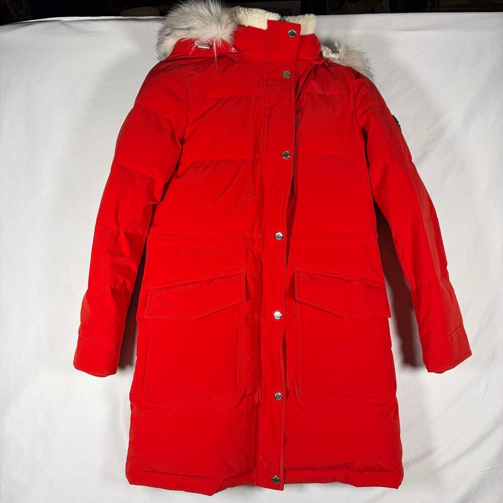 Michael Kors winter red parka